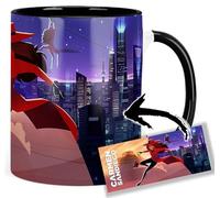 MasTazas Carmen Sandiego Tasse Ceramique Intérieure et Poignée Noire Mug