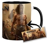 MasTazas Conan Exiles Tasse Ceramique Intérieure et Poignée Noire Mug