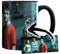 MasTazas Daniel Radcliffe Emma Watson Rupert Grint Tasse Ceramique Intérieure et Poignée Noire Mug