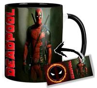 MasTazas Deadpool Ryan Reynolds B Tasse Ceramique Intérieure et Poignée Noire Mug