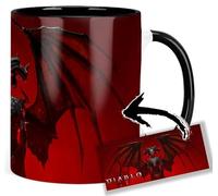 MasTazas Diablo IV Lilith Tasse Ceramique Intérieure et Poignée Noire Mug