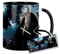 MasTazas Dracula Untold Luke Evans Tasse Ceramique Intérieure et Poignée Noire Mug