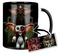 MasTazas Gremlins Gizmo B Tasse Ceramique Intérieure et Poignée Noire Mug