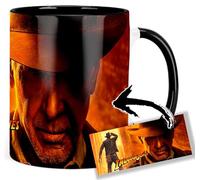 MasTazas Indiana Jones And The Dial Of Destiny Harrison Ford B Tasse Ceramique Intérieure et Poignée Noire Mug
