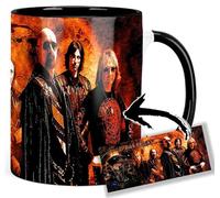 MasTazas Judas Priest Nostradamus Rob Halford Tasse Ceramique Intérieure et Poignée Noire Mug