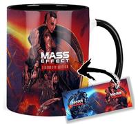 MasTazas Mass Effect Legendary Edition A Tasse Ceramique Intérieure et Poignée Noire Mug