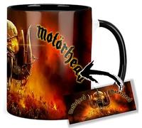 MasTazas Motorhead Through The Ages Tasse Ceramique Intérieure et Poignée Noire Mug