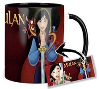 MasTazas Mulan Tasse Ceramique Intérieure et Poignée Noire Mug