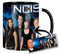 MasTazas NCIS Mark Harmon Michael Weatherly Sean Murray Tasse Ceramique Intérieure et Poignée Noire Mug