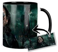 MasTazas Ozzy Tasse Osbourne Black Rain Tasse Ceramique Intérieure et Poignée Noire Mug