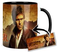 MasTazas Richard Dean Anderson B Tasse Ceramique Intérieure et Poignée Noire Mug AAA