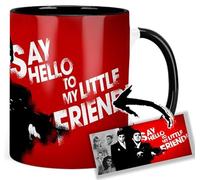 MasTazas Scarface Al Pacino Michelle Pfeiffer Tasse Ceramique Intérieure et Poignée Noire Mug