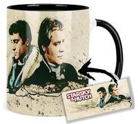 MasTazas Starsky And Hutch Paul Michael Glaser David Soul Tasse Ceramique Intérieure et Poignée Noire Mug