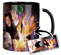 MasTazas Tenacious D The Pick Of Destiny Jack Black Kyle Gass Tasse Ceramique Intérieure et Poignée Noire Mug