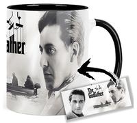 MasTazas The Godfather Al Pacino Tasse Ceramique Intérieure et Poignée Noire Mug
