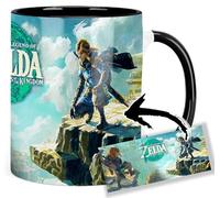 MasTazas The Legend 000 Of Zelda Tears Of The Kingdom A Tasse Ceramique Intérieure et Poignée Noire Mug