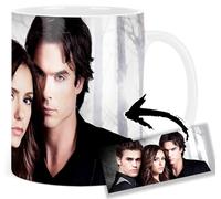 MasTazas The Vampire Diaries Nina Dobrev Ian Somerhalder Paul Wesley Tasse Ceramique Mug