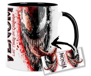 MasTazas Venom Let There Be Carnage Tasse Ceramique Intérieure et Poignée Noire Mug
