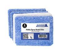 Master Airbrush Hobby Kit de filtres pour cabine de pulvérisation pour aérographe Master B100