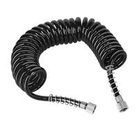 Master Airbrush Tuyau d'aérographe à enroulement de qualité supérieure de 3 m - Adaptateur de tuyau d'aérographe BSP standard de 0,3 cm aux deux extrémités