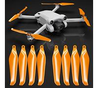 Master Airscrew Hélices Stealth pour DJI Mini 3 Pro & Mini 4 Pro - Orange, 4 hélices en Jeu