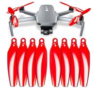 Master Airscrew Hélices Stealth pour Hubsan Zino Mini Pro & SE - Rouge, 4 hélices en Jeu