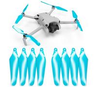 Master Airscrew Hélices Super Stealth pour DJI Mini 4 Pro & Mini 3 Pro - Bleu, 4 hélices en Jeu