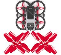 Master Airscrew Hélices Upgrade à 4-pales pour DJI Avata - Rouge, 4 pièces