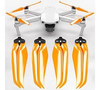 Master Airscrew Lot de 4 hélices Stealth compatibles avec DJI Mavic Air 2 - Orange