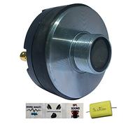 MASTER AUDIO 1 Driver DR7 DR 7 Tweeter Compression 200 Watts rms 400 Watts Max 3,44 cm Filetage pour Klaxons 8 ohms 110 DB 44 mm Bobine, 1 pièce + condensateur et 3 Sticker Cadeau;