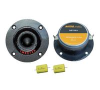 MASTER AUDIO 2 Super Tweeter BST08/4 BST 08/4 150 Watts rms 300 Watts Max avec 9,70 cm de diamètre 4 ohms 98 DB réduite Profondeur 3,90 cm + condensateurs Cadeau, par Paire