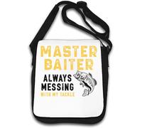 Master Baiter Sac à bandoulière Inscription Always Messing With My Tackle Blanc
