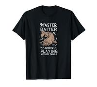 Master Biter - Always Confuse My Tackle Fishing T-Shirt Graphique avec Valeur