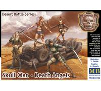 Master Box 35122 - 1/35 Crâne Clan-Death Angels, Desert Combat Série - Neuf