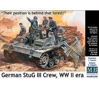 Master Box 35208-1/35 German StuG III Crew. WW II era 5 figurines