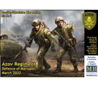 Master Box 35224 - 1/35 Russian-Ukrainian Guerre Série, Kit N°2.Azov Regiment