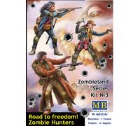 Master Box 35243 - 1/35 Road To Freedom Zombie Hunter Zombieland Série Kit No.3