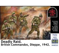 Master Box 35252 - 1/35 Raid Mortel. Commandos Britanniques, Dieppe, 1942 - Neuf