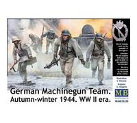 Master Box Ltd - German Machine Gun Team. Autumn-Winter 1944. Wwii Era.Maquette Figuri