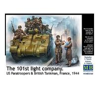 Master Box Ltd - Master Box Ltd - The 101th Light Company Us Paratroopers & British Ta