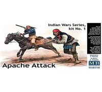 Master Box Ltd. MB35188 Kit n° 1 de Figurines Apache Attack Indian Wars Series