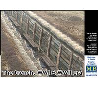 MASTER BOX LTD - The Trench. Wwi & Wwii Eramaquette Figurine The Trench. Wwi & Wwii Era Masterbox 351746 1/35ème Maquette Char Promo Figurine Miniature