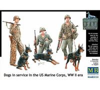 MASTER BOX Marines US avec chiens - 1/35 - MASTER BOX 35155