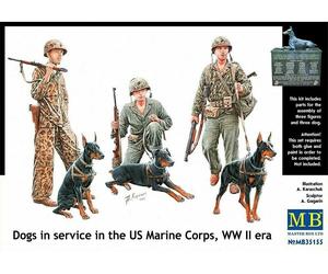 MASTER BOX Marines US avec chiens - 1/35 - MASTER BOX 35155