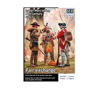 MASTER BOX 35222 MAQUETTE FIGURINES ÉCHANGE ÉQUITABLE SÉRIE GUERRES INDIENNES XV