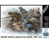 Master Box MB35114 - 1/35 Britannique Infanterie Before Attaque, WWI Era - Neuf