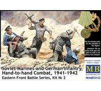 Glow2B Maquette Figurines Marins soviétiques et infanterie allemande – Corps à corps 1941-1942