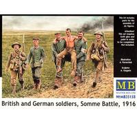 British And German Soldiers,somme Battle - 1:35e - Master Box Ltd.