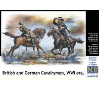 Master Box MB35184 - 1/35 Britannique And Allemand Cavalrymen, WWI Era - Nouveau