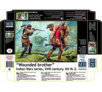 Master Box MB35210 - 1/35 Blessé Brother. Indien Guerres Série - Neuf